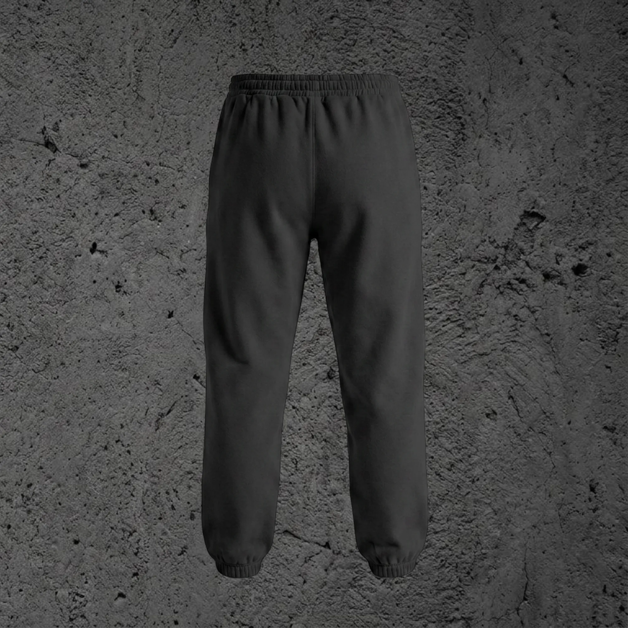 The Kairo Heavyweight Sweatpant in Void Black, back view