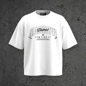 The Campus Crest SS Tee in Static White, front view