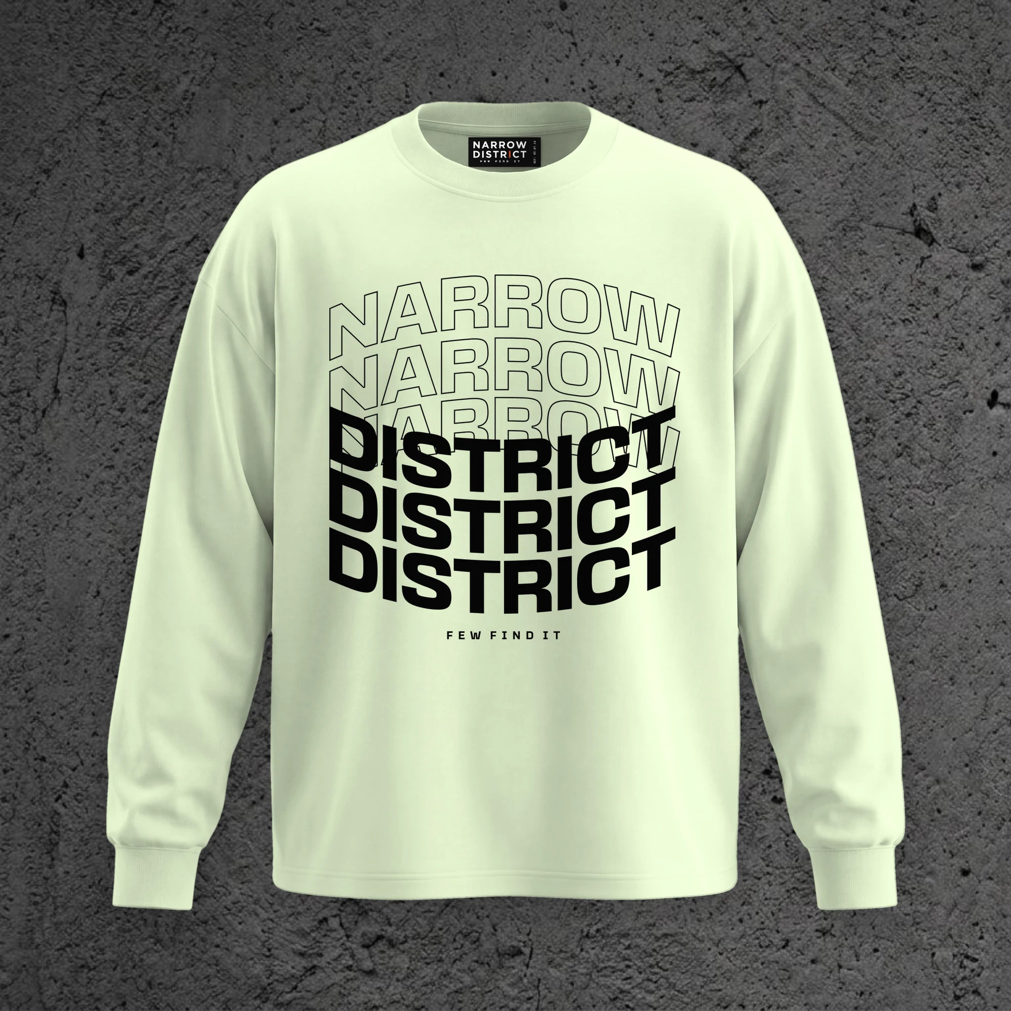 The Echo LS Tee in Halo, front view