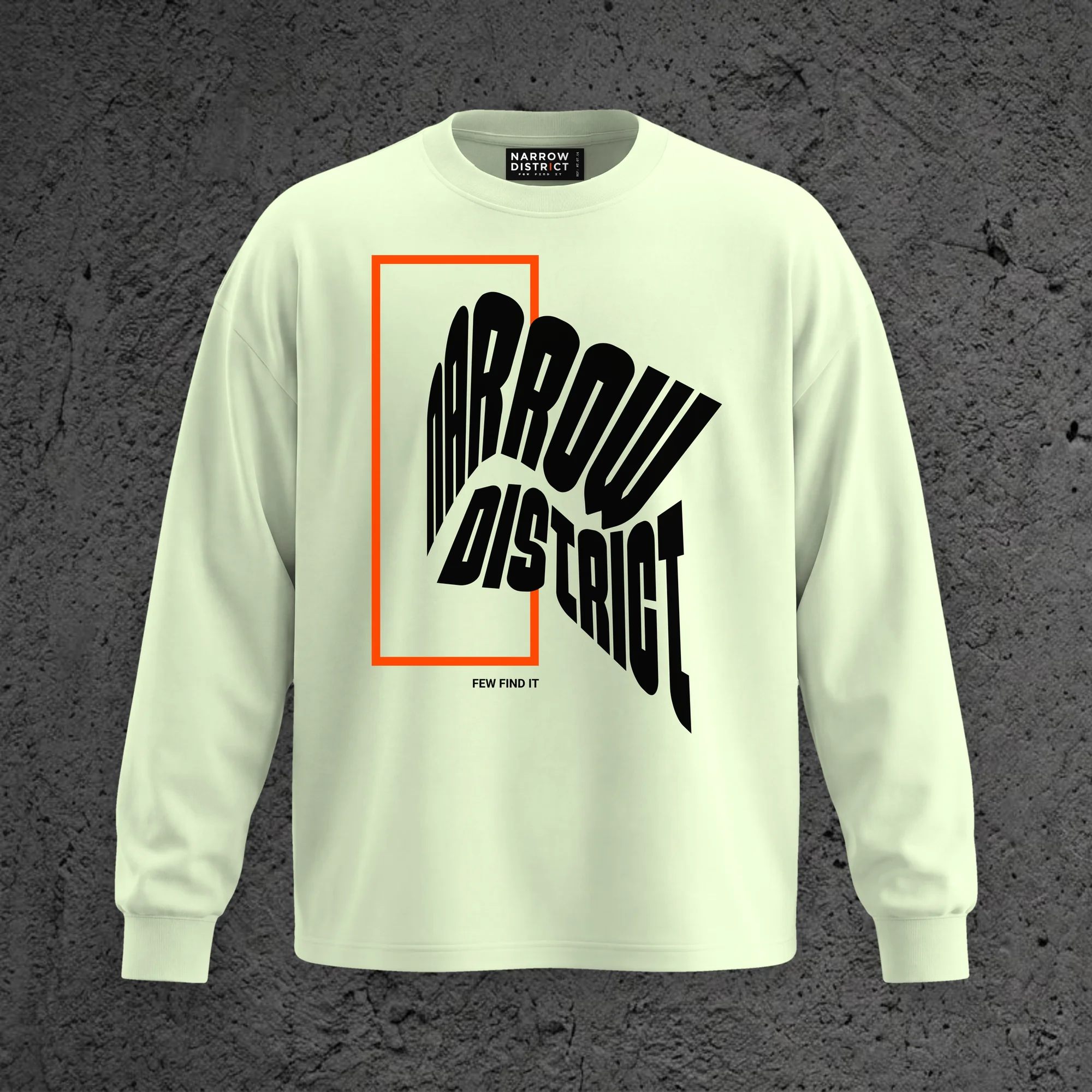 The Threshold LS Tee in Halo, front view