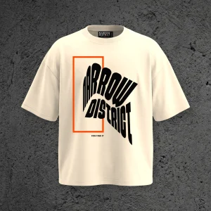 The Threshold SS Tee in Sandstone, front view